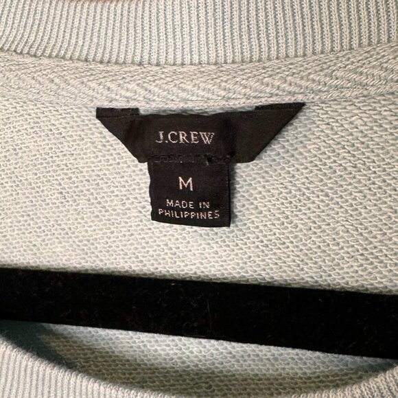 J Crew PAIX ET AMOUR DOVE HEART SWEATSHIRT COTTON TERRY - Size Medium - Picture 3 of 4